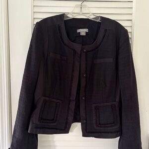 Ann Taylor Navy Jacket - Size 12